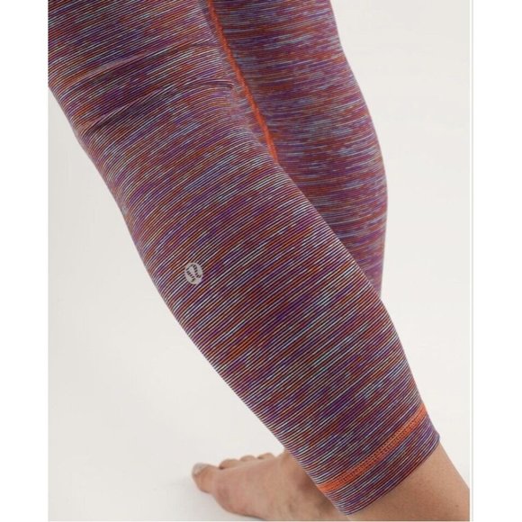 Lululemon Yin To You Crop Wee Are From Space Black March Multi / Black. Size 4 - Picture 7 of 10